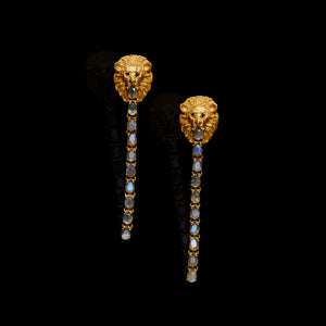 Merlion Earrings with Stones - Boheme Sg